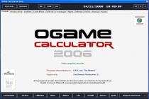 Captura principal de Ogame Calculator