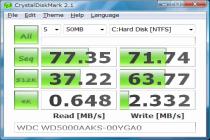 Captura principal de Crystal Disk Mark