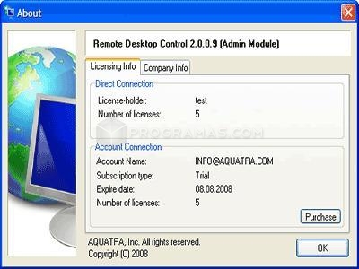 Remote Desktop Control on Im  Genes Extra De Remote Desktop Control 2 8 0 31