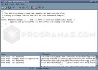 Captura principal de Java Editor