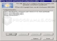 Captura principal de PPJoy
