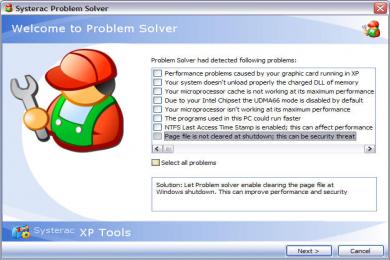 Screenshot Systerac XP Tools