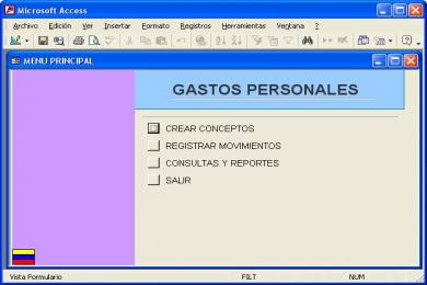 Screenshot Gastos Personales