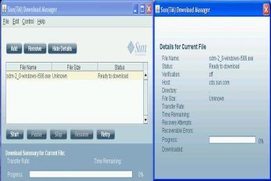 Screenshot Sun Download Manager
