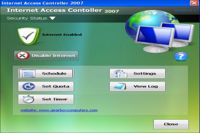 Screenshot Internet Access Controller