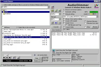 Captura Audio Slimmer