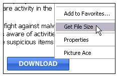 Cattura Get File Size