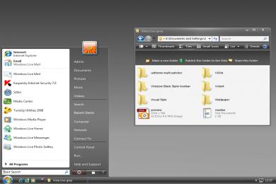 Screenshot Vista Live Pack for Windows XP