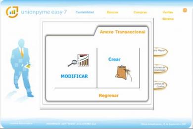 Screenshot Unionpyme Easy Administración Contable