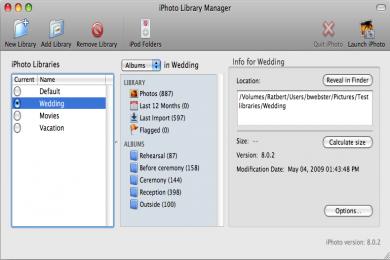 Captura iPhoto Library Manager