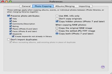 Captura iPhoto Library Manager