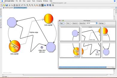 Screenshot yEd Graph Editor