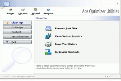 Screenshot Ace Utilities