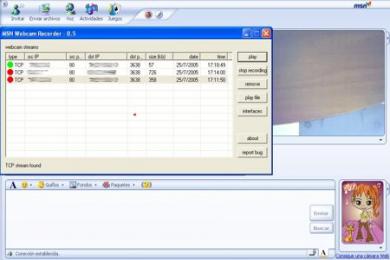 Screenshot MSN Webcam Recorder