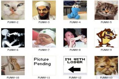 Cattura Funny MSN Display Pictures Pack