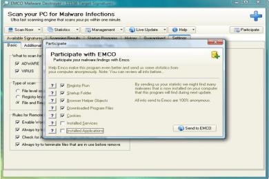 Screenshot EMCO Malware Destroyer