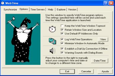 Screenshot WebTime 2000