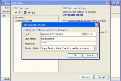 Captura Vallen POP3 Mail Checker