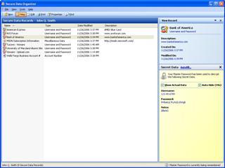 Captura Secure Data Organizer