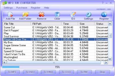 Captura MP3 RM Converter