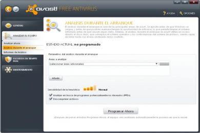 Screenshot Avast! Free Antivirus