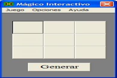 Screenshot Cuadrado Mágico Interactivo