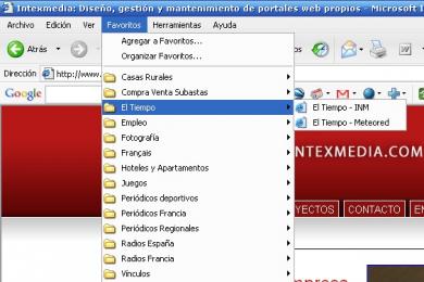 Screenshot Internet Explorer Vista