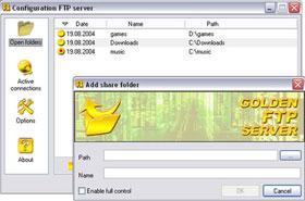 Cattura Golden FTP Server