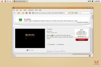 Screenshot Ubuntu XP
