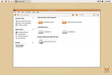 Screenshot Ubuntu XP