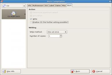 Screenshot Nero Linux