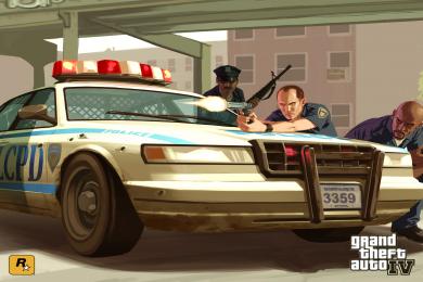 Screenshot GTA 4 Policia