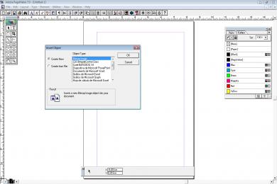 Screenshot Adobe Pagemaker