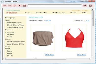 Screenshot SmartLook Dress