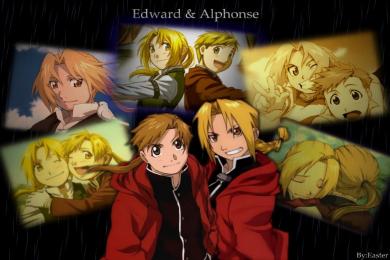 Screenshot Full Metal Alchemist Edward und Alphonse