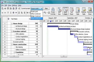 Screenshot RationalPlan Multi Project