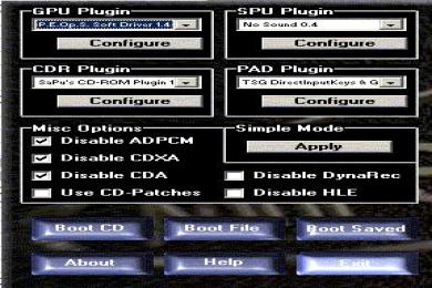 Screenshot AdriPSX PlayStation Emulator