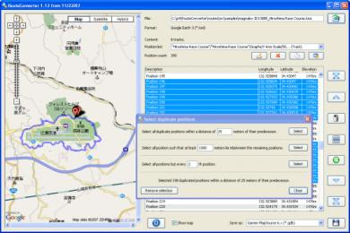 Screenshot Route Converter