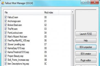 Capture Fallout 3 Mod Manager