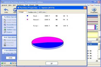 Captura EASEUS Partition Master Free