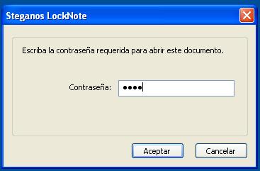 Captura Steganos LockNote