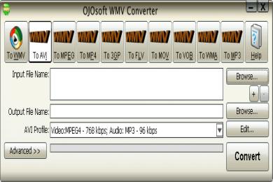 Captura OJOsoft WMV Converter