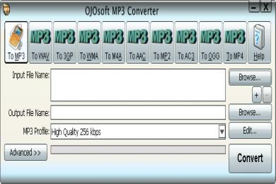 Captura OJOsoft MP3 Converter