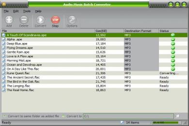 Captura Audio Music Batch Converter
