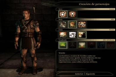 Screenshot Dragon Age: Character Creator