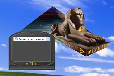 Screenshot Windows Media Player Pharaoh Skin
