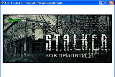 Screenshot S.T.A.L.K.E.R.: Call of Pripyat Benchmark