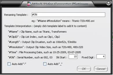 Screenshot WinX Video Converter Platinum