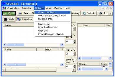 Screenshot SoulSeek