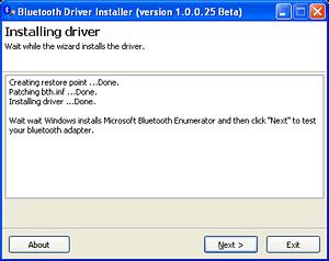 Cattura Bluetooth Driver Installer
